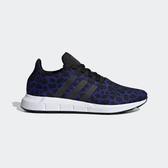 adidas blue leopard shoes